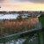 <p>A cold sunset at Grove Ferry,Kent.</p>